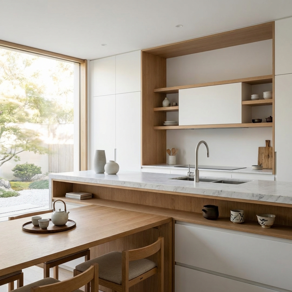 洗練されたキッチン